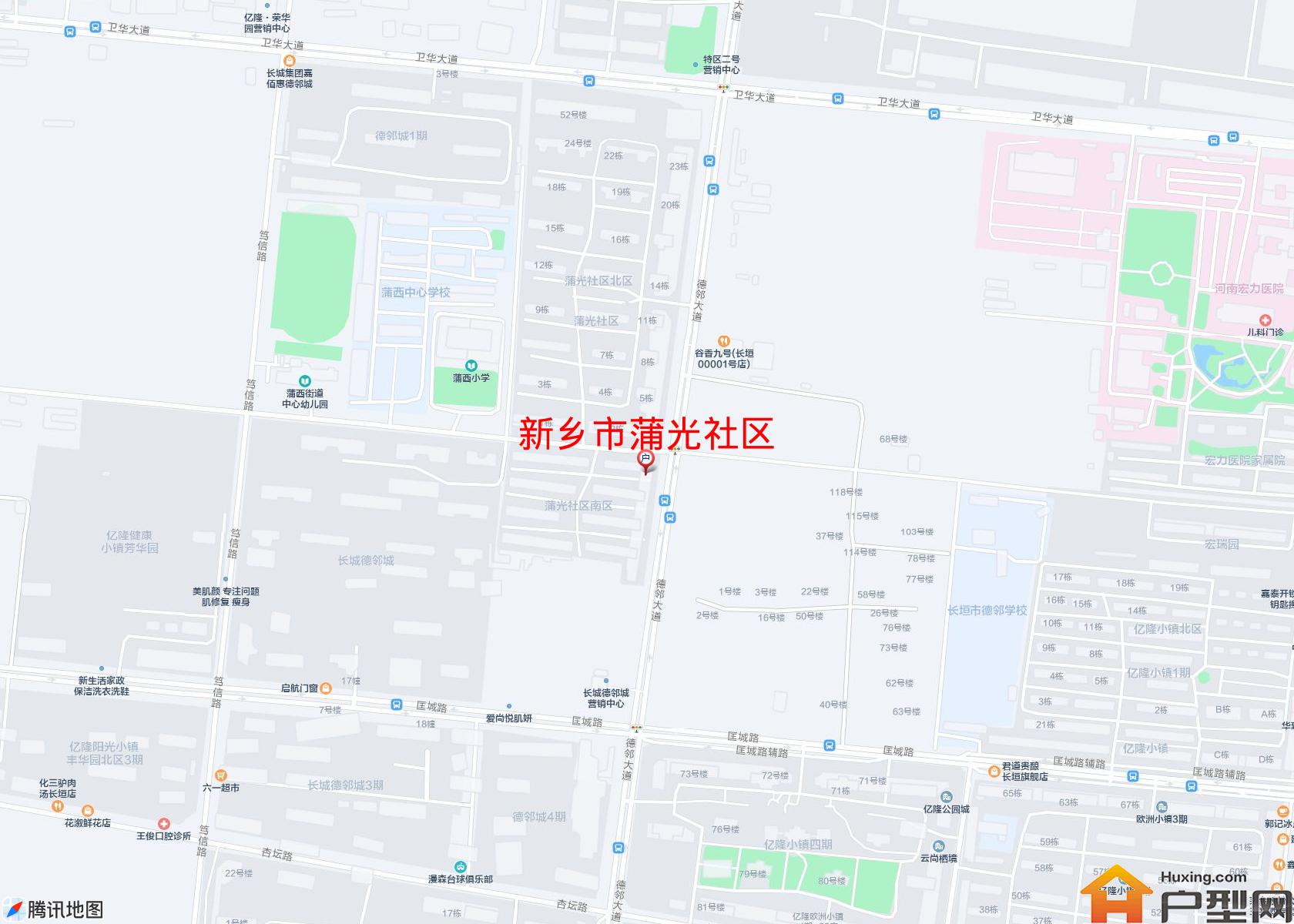 蒲光社区小区 - 户型网