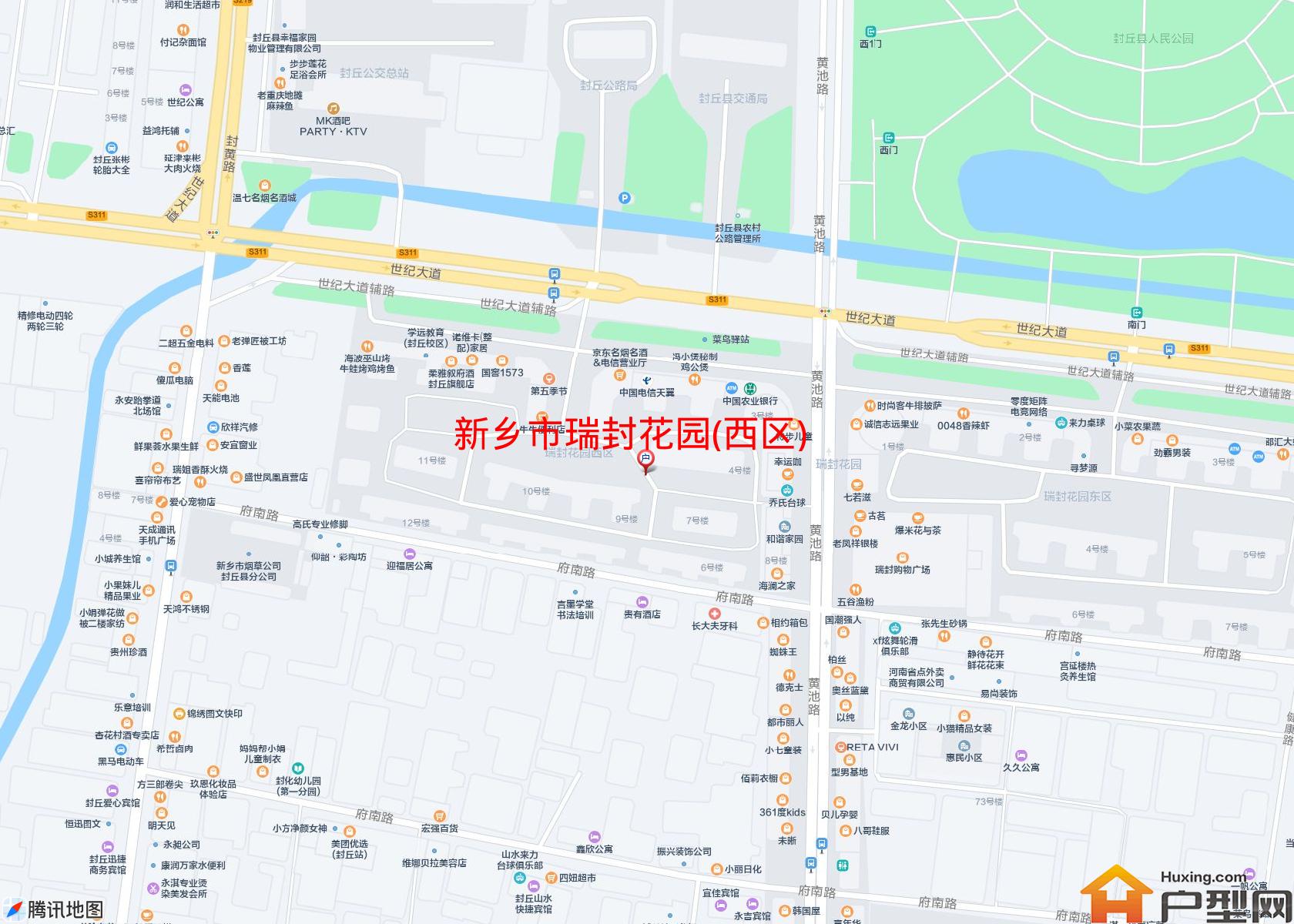 瑞封花园(西区)小区 - 户型网