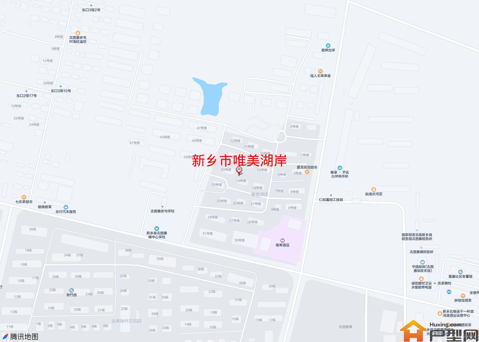 唯美湖岸小区 - 户型网