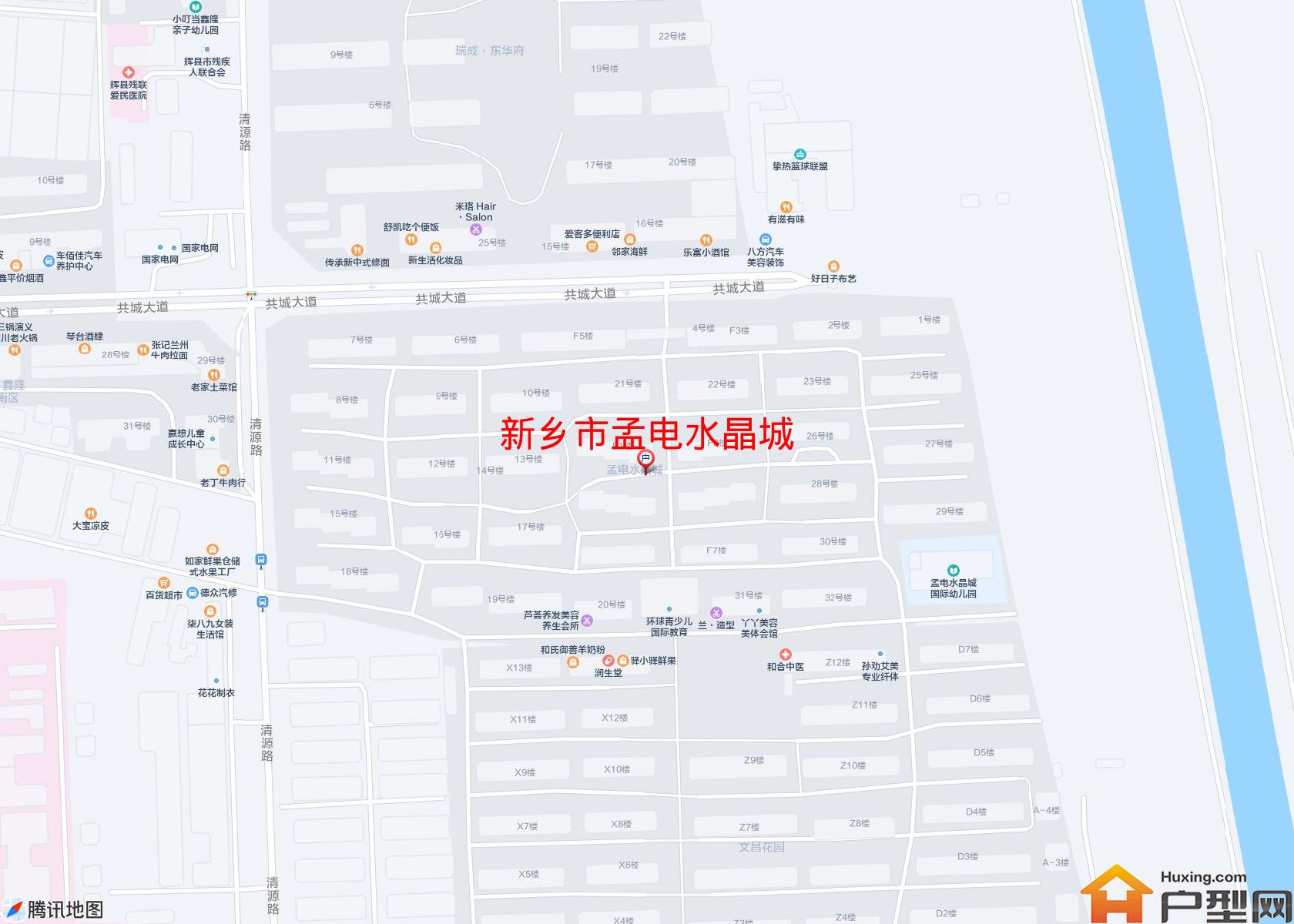 孟电水晶城小区 - 户型网