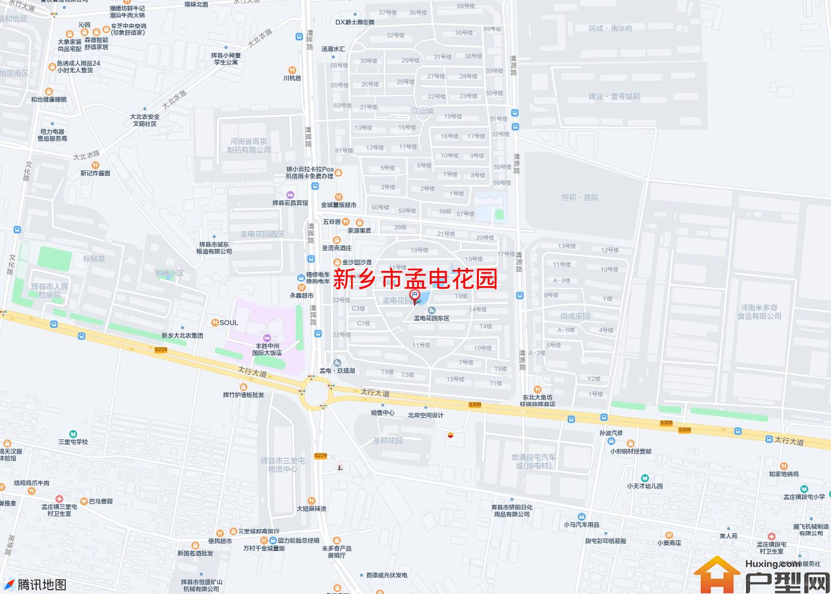 孟电花园小区 - 户型网