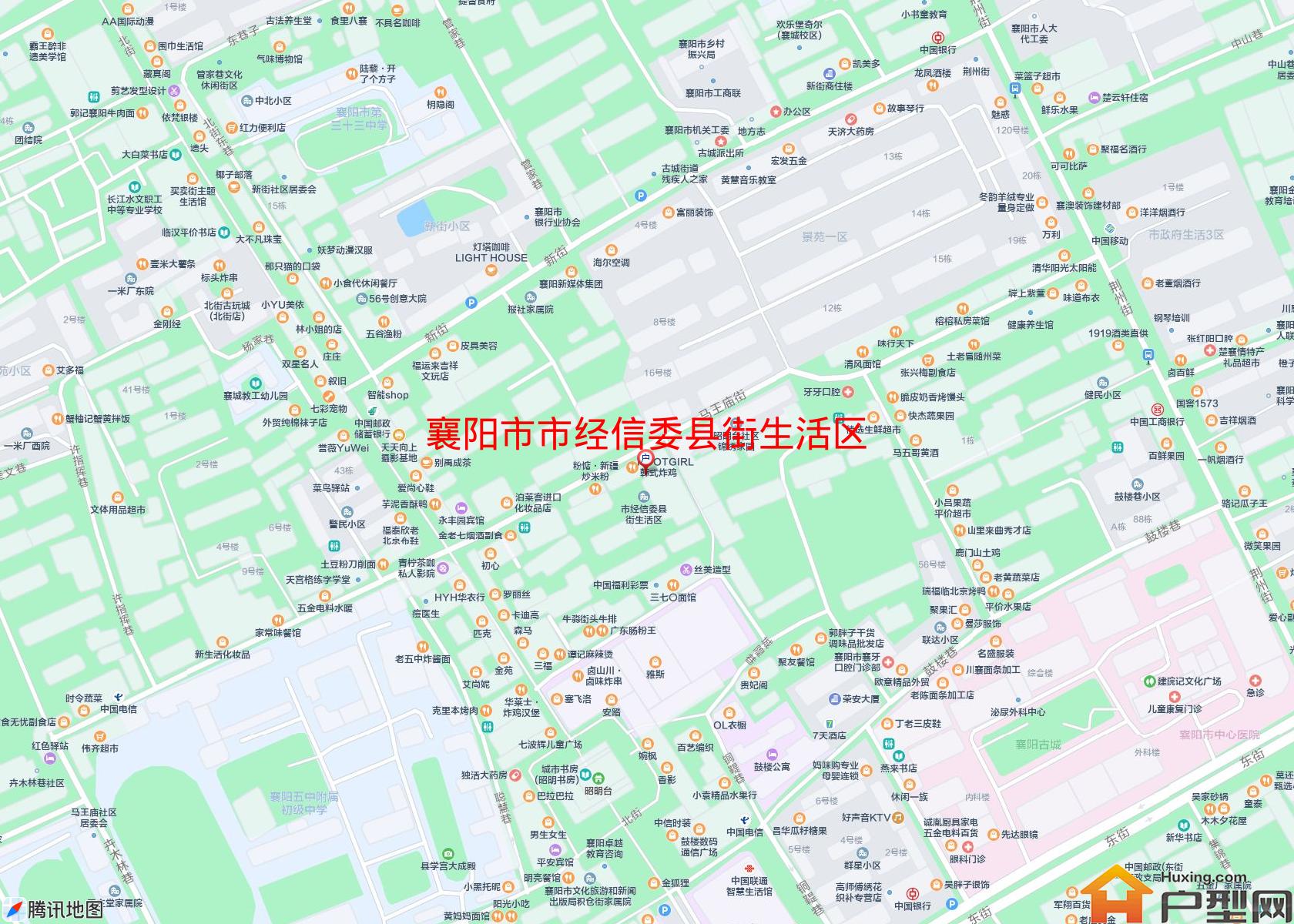 市经信委县街生活区小区 - 户型网