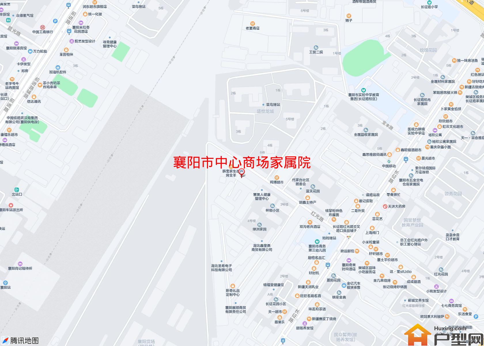 中心商场家属院小区 - 户型网