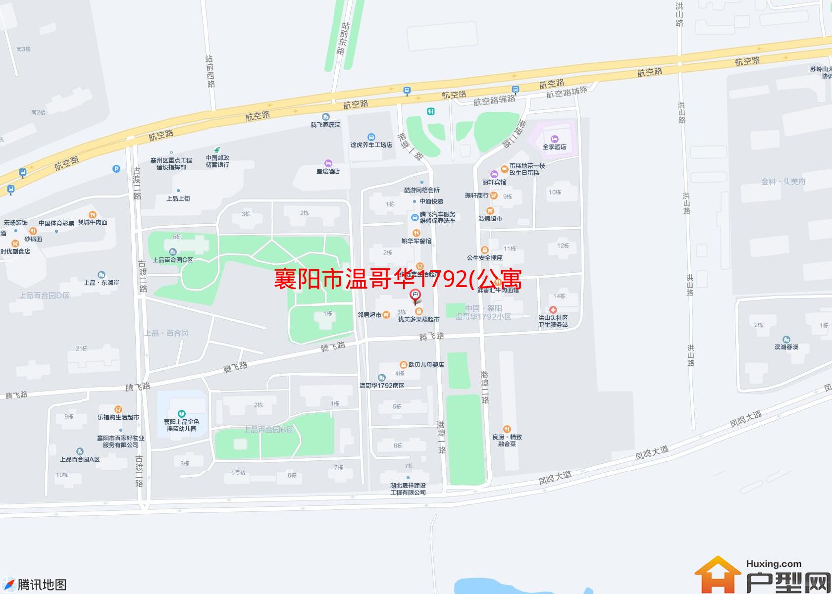 温哥华1792(公寓)小区 - 户型网