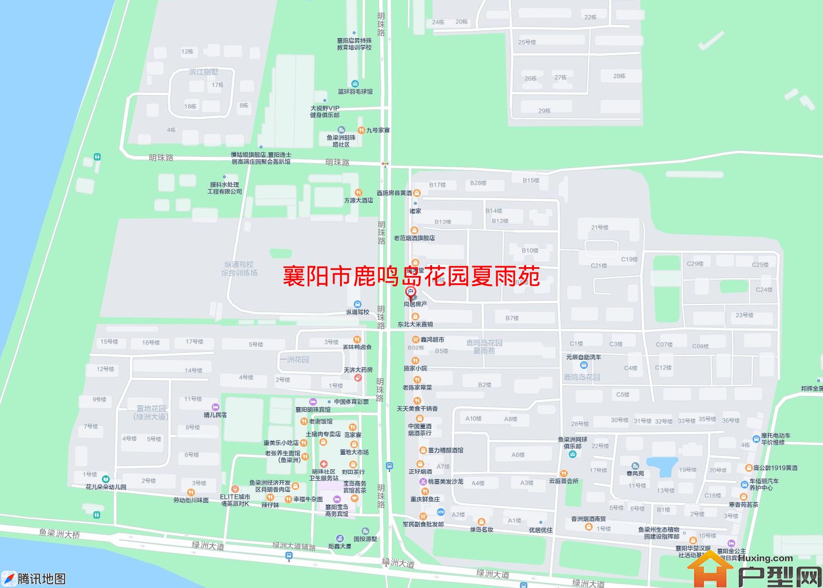 鹿鸣岛花园夏雨苑小区 - 户型网