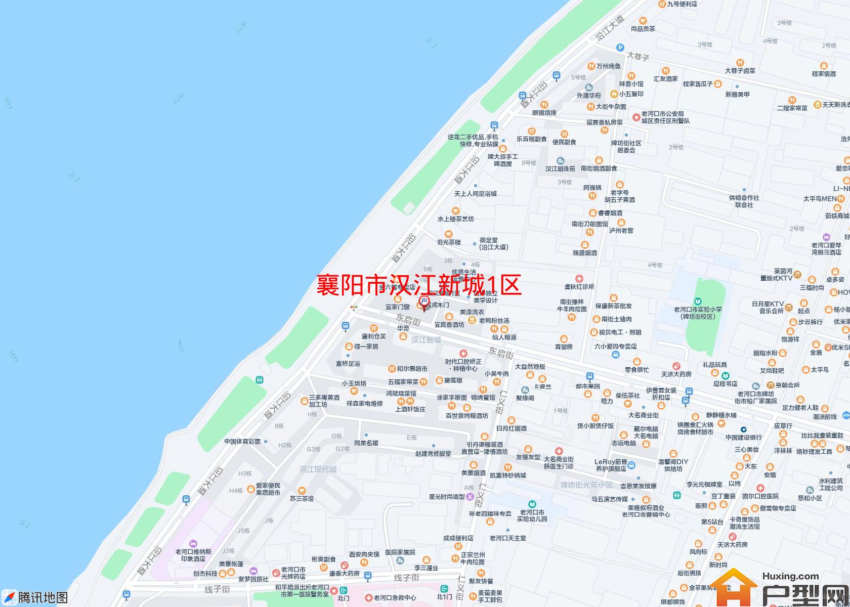 汉江新城1区小区 - 户型网