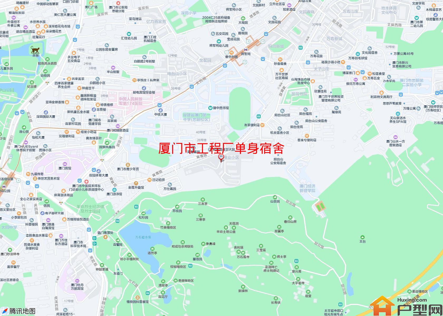 工程厂单身宿舍小区 - 户型网