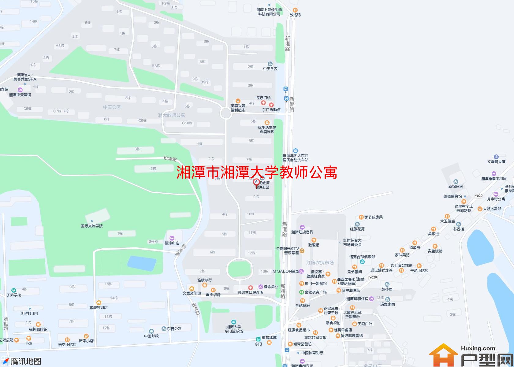 湘潭大学教师公寓小区 - 户型网 湘潭大学教师公寓小区 - 户型网