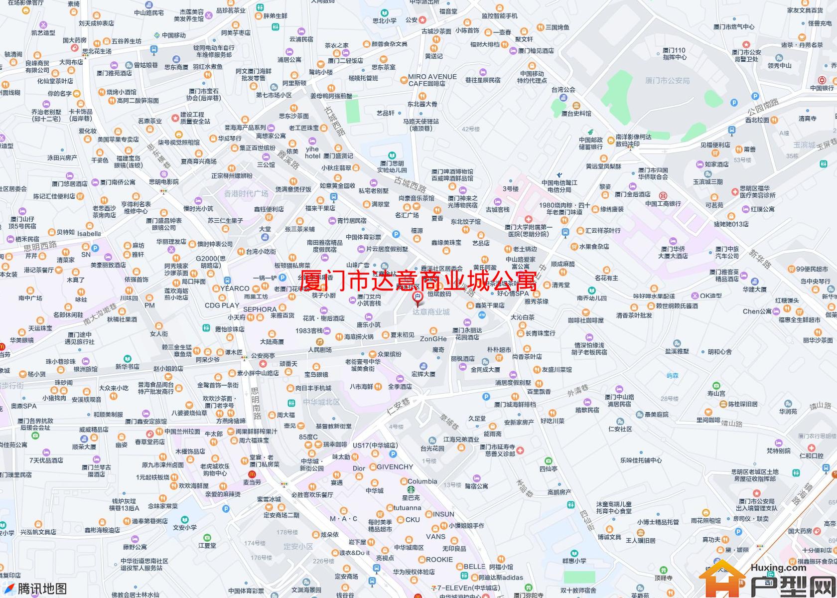 达意商业城公寓小区 - 户型网
