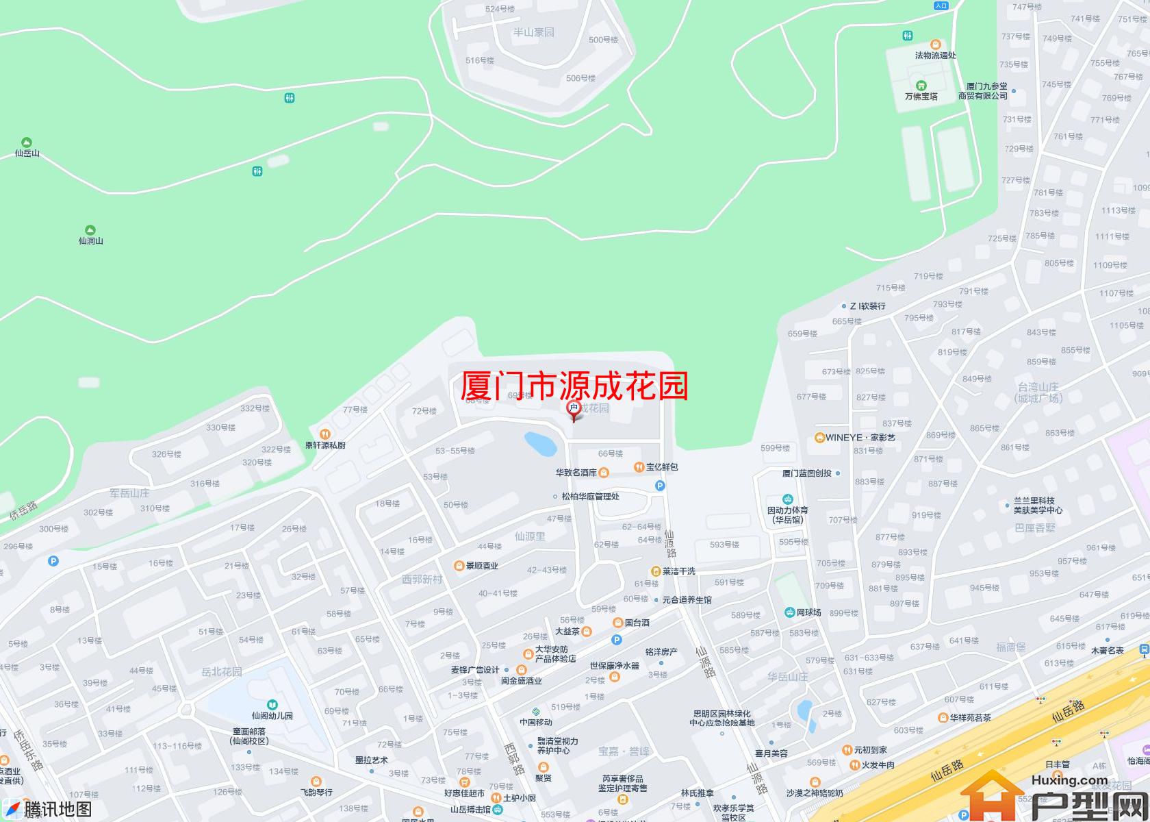 源成花园小区 - 户型网