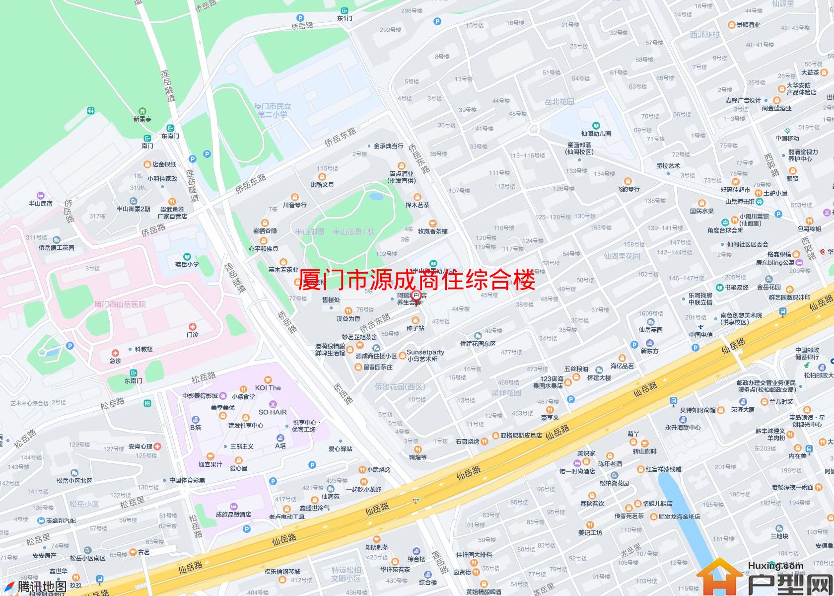 源成商住综合楼小区 - 户型网