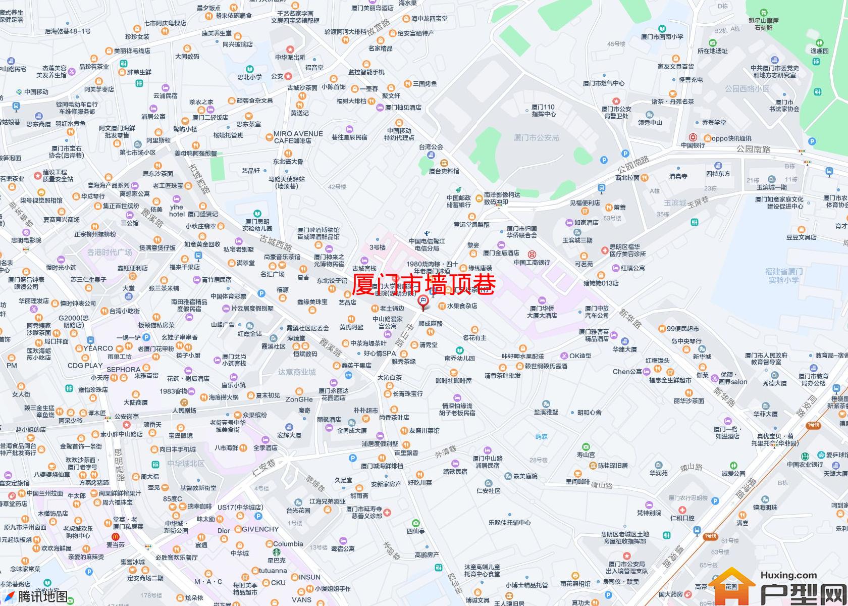 墙顶巷小区 - 户型网