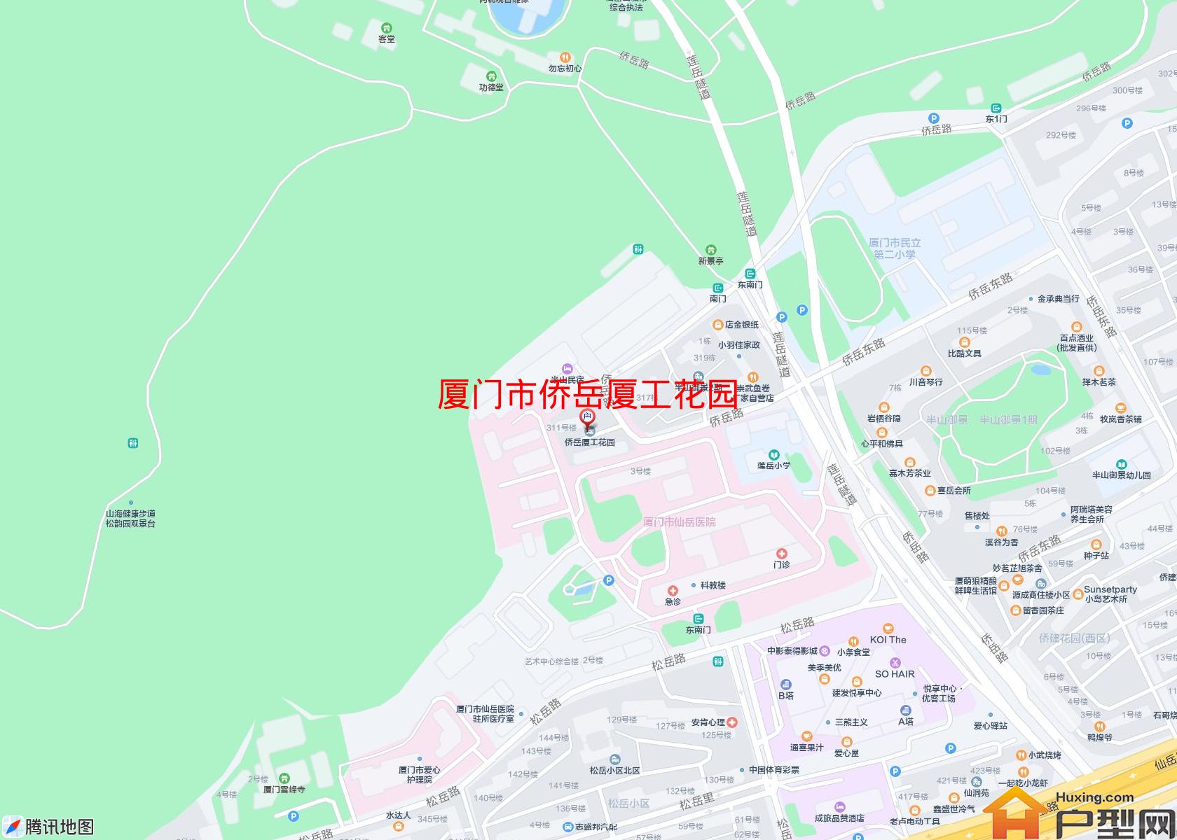 侨岳厦工花园小区 - 户型网