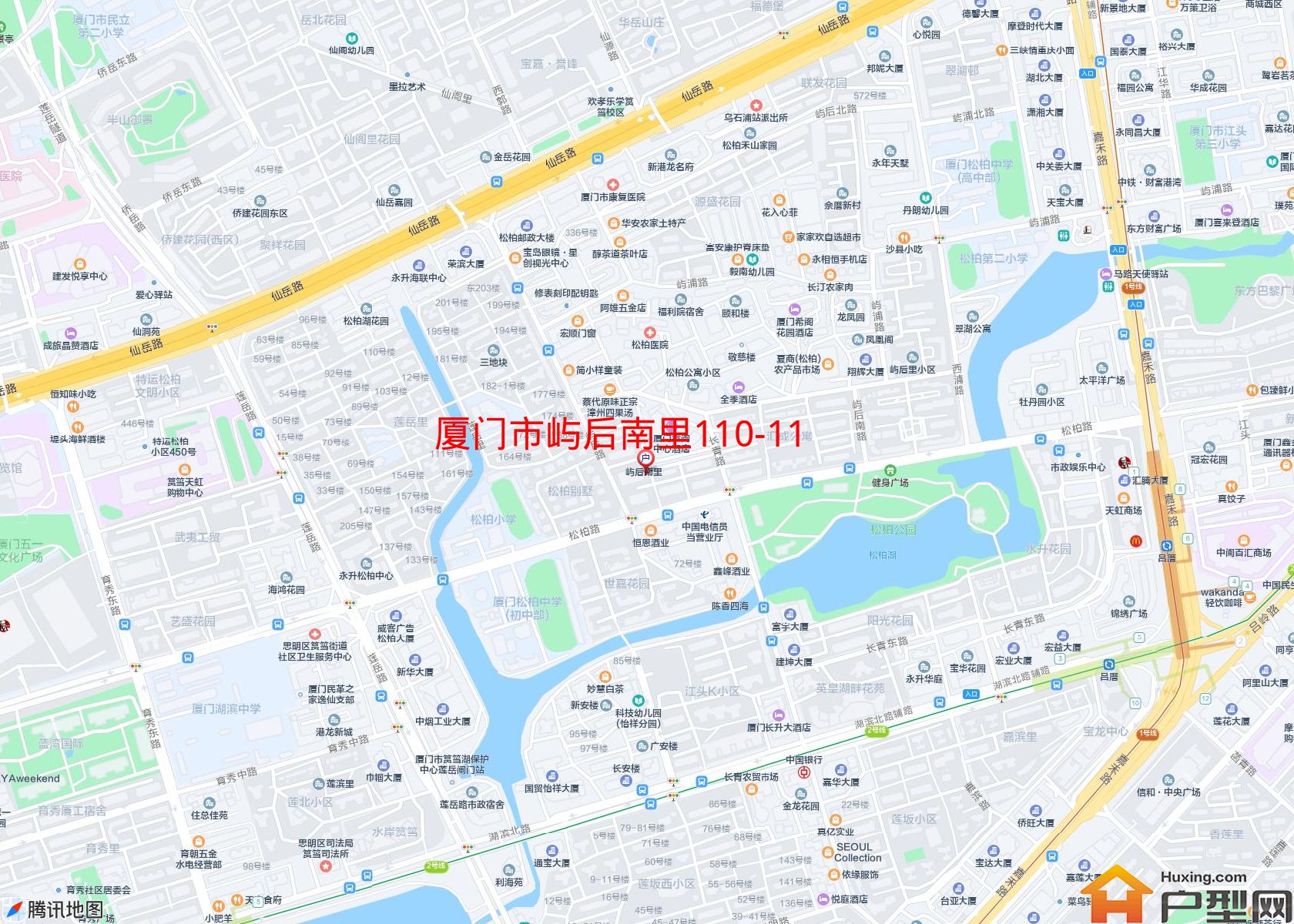 屿后南里110-113号小区小区 - 户型网