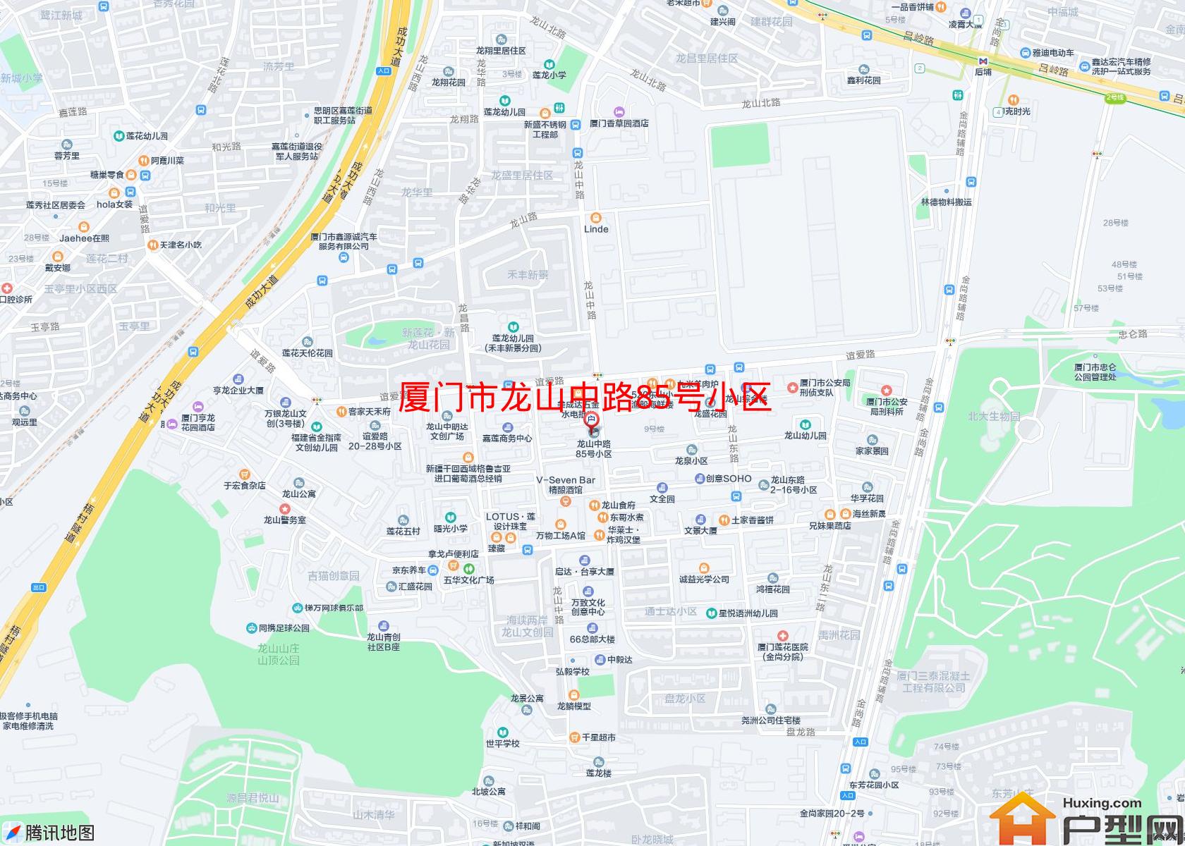 龙山中路85号小区小区 - 户型网