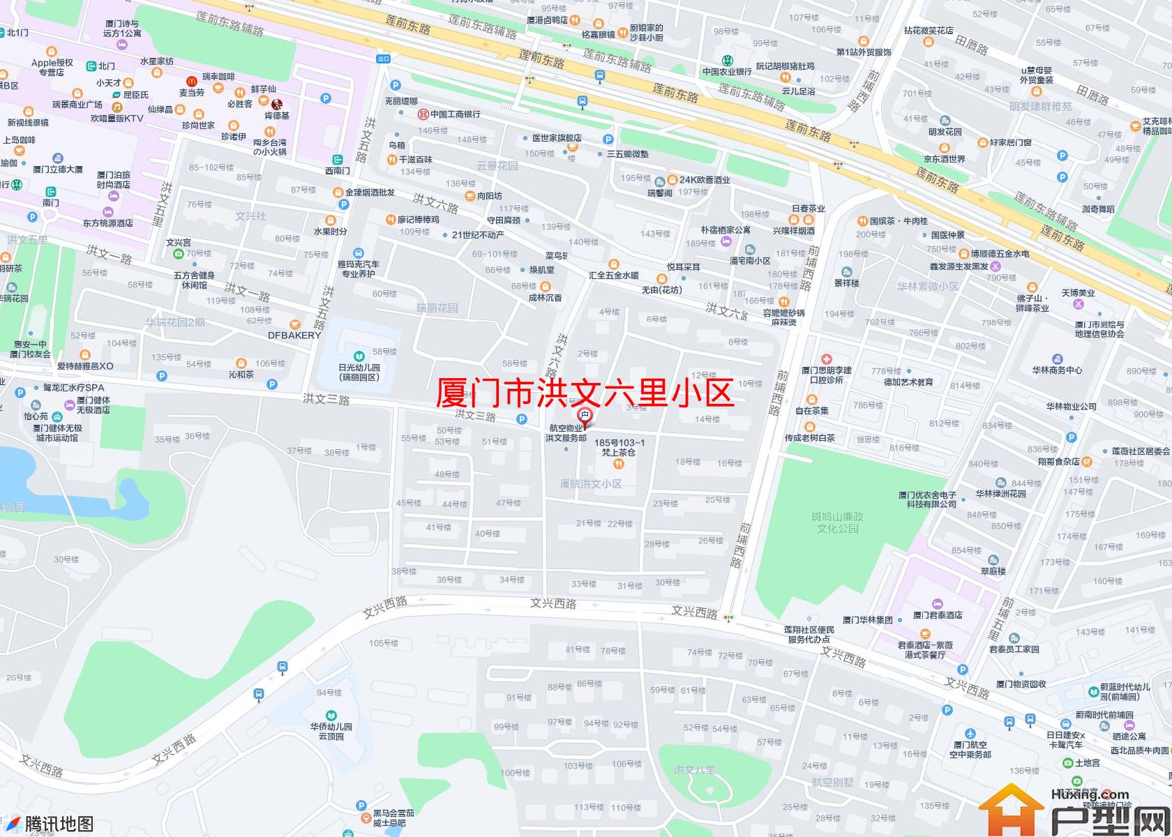 洪文六里小区小区 - 户型网