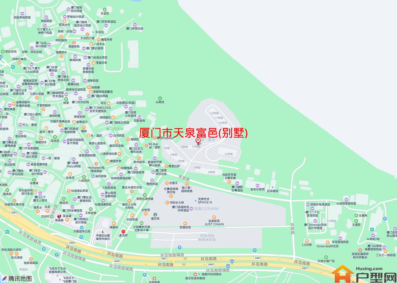 天泉富邑(别墅)小区 - 户型网