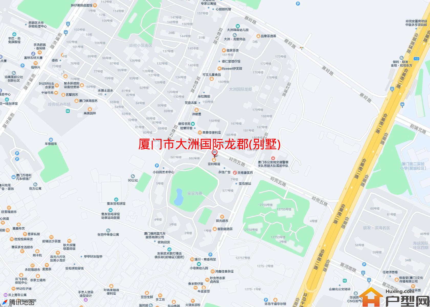 大洲国际龙郡(别墅)小区 - 户型网