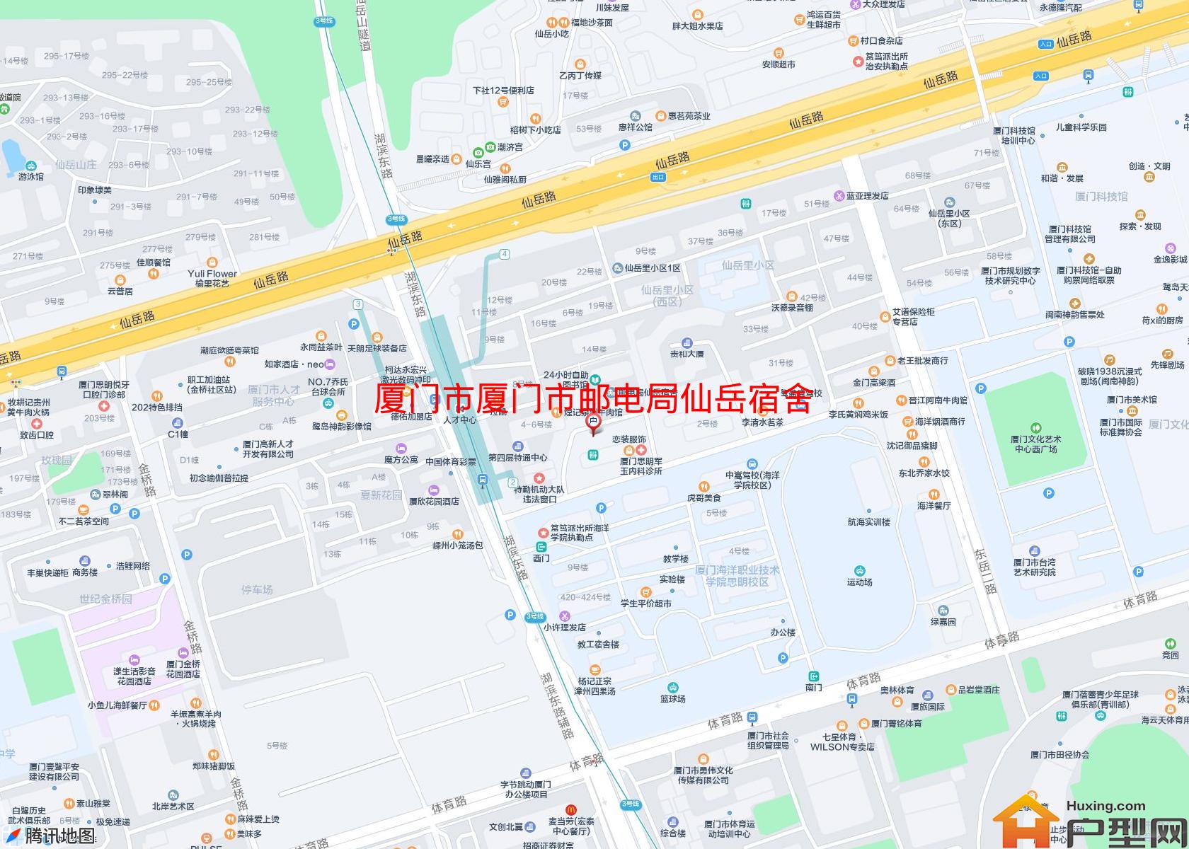 厦门市邮电局仙岳宿舍小区 - 户型网