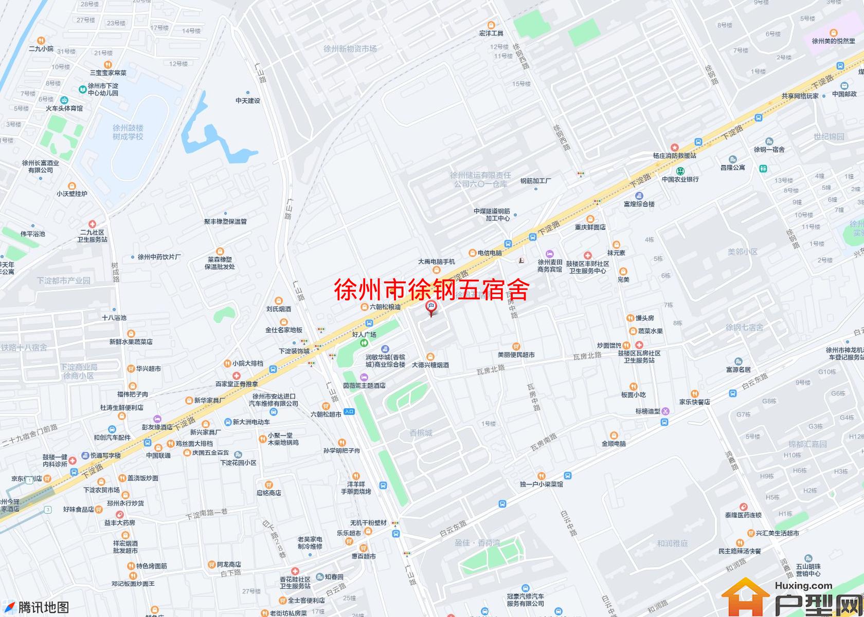 徐钢五宿舍小区 - 户型网