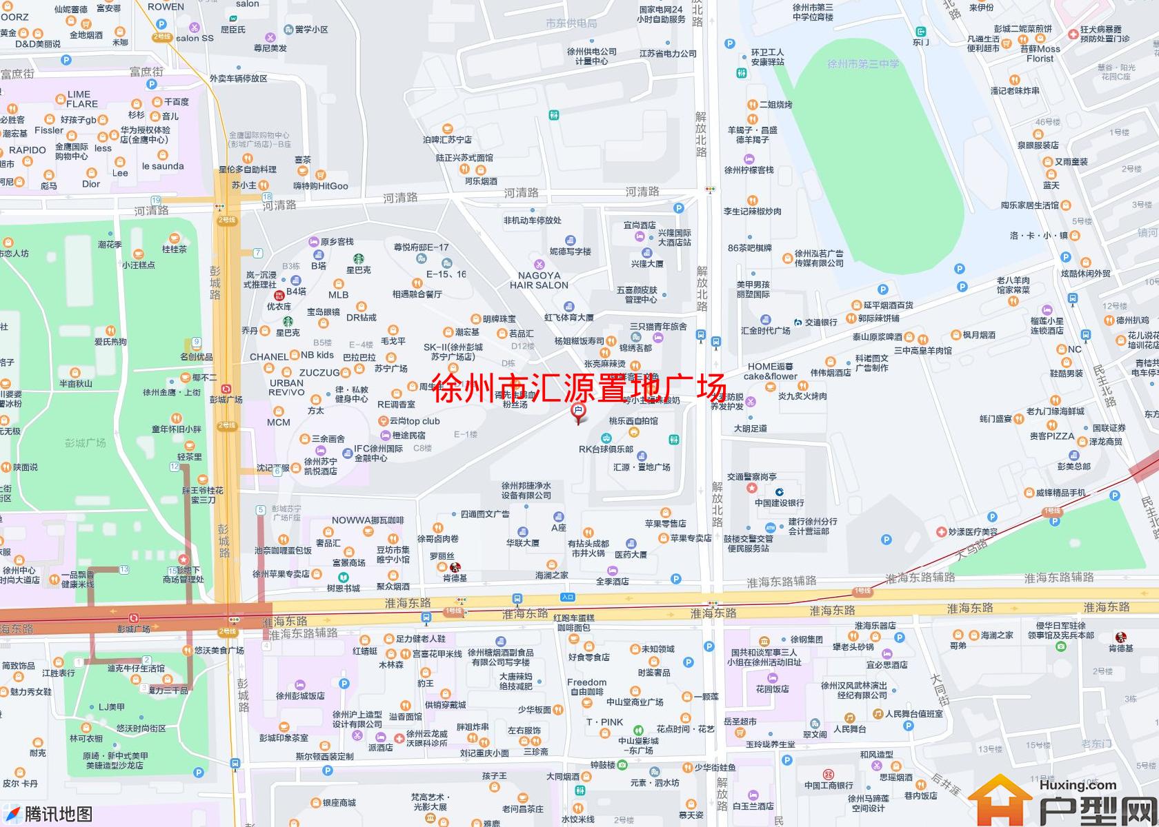 汇源置地广场小区 - 户型网