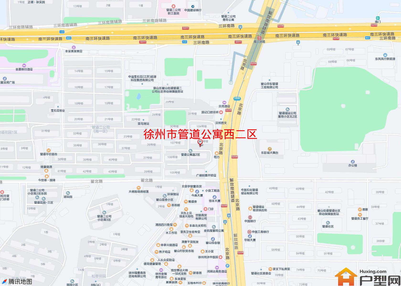 管道公寓西二区小区 - 户型网