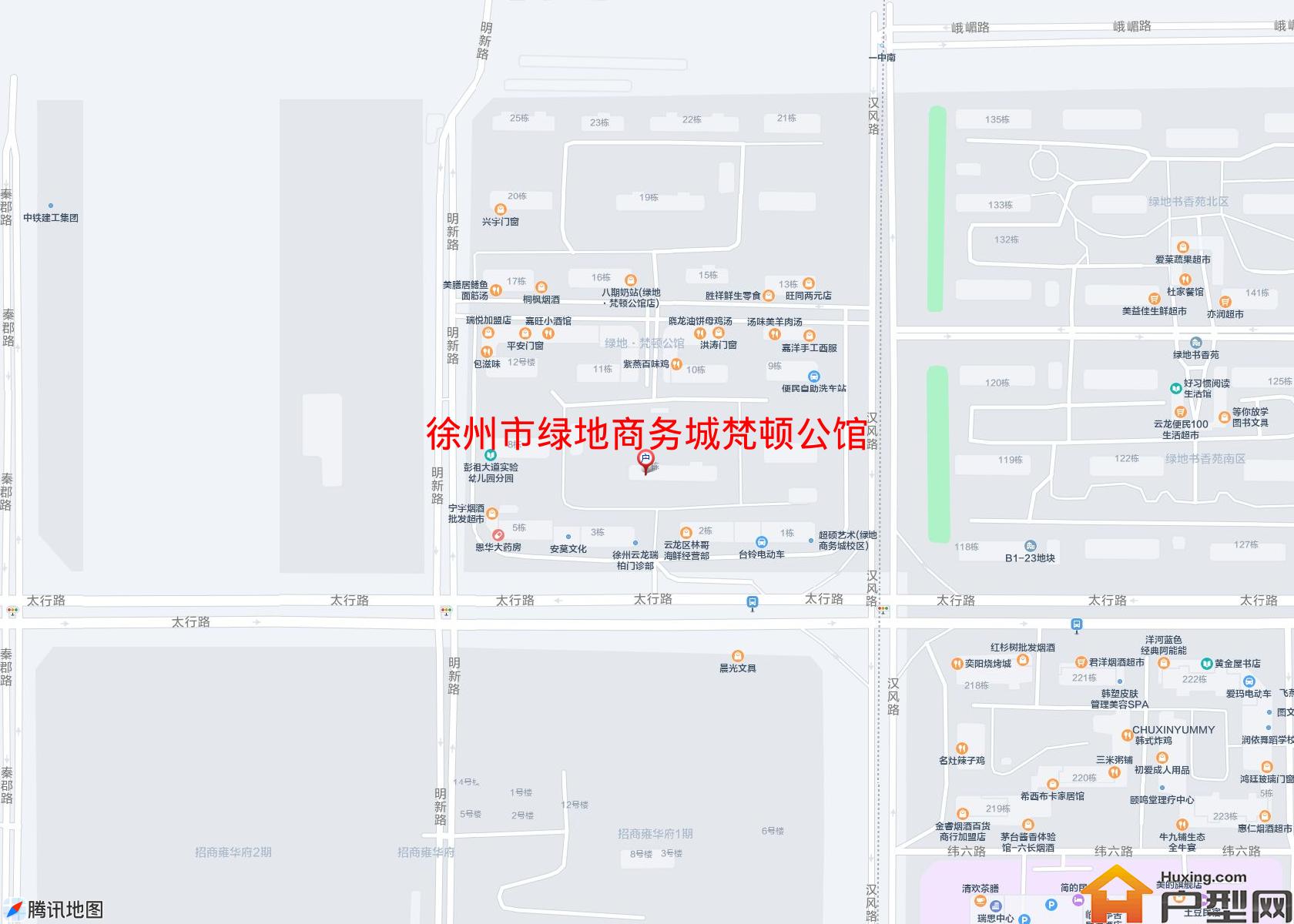 绿地商务城梵顿公馆小区 - 户型网