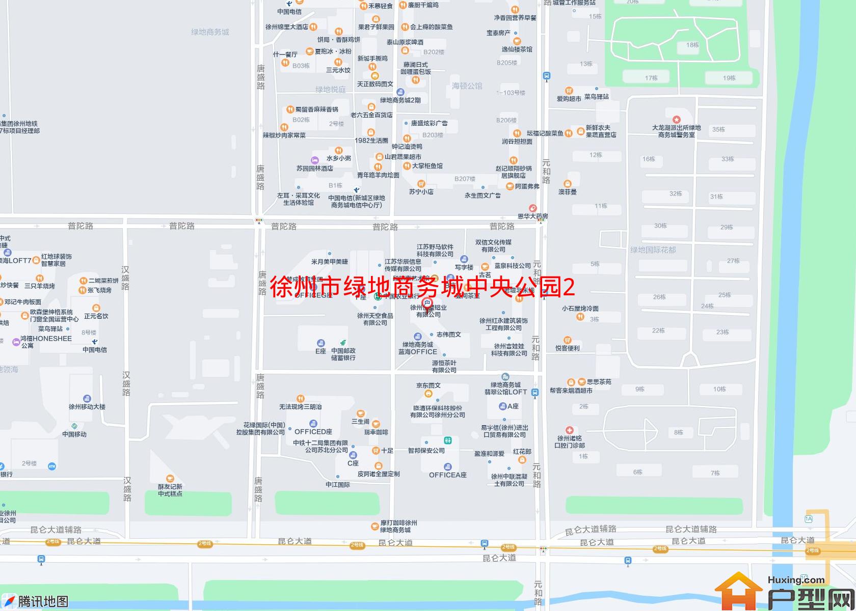 绿地商务城中央公园2期小区 - 户型网