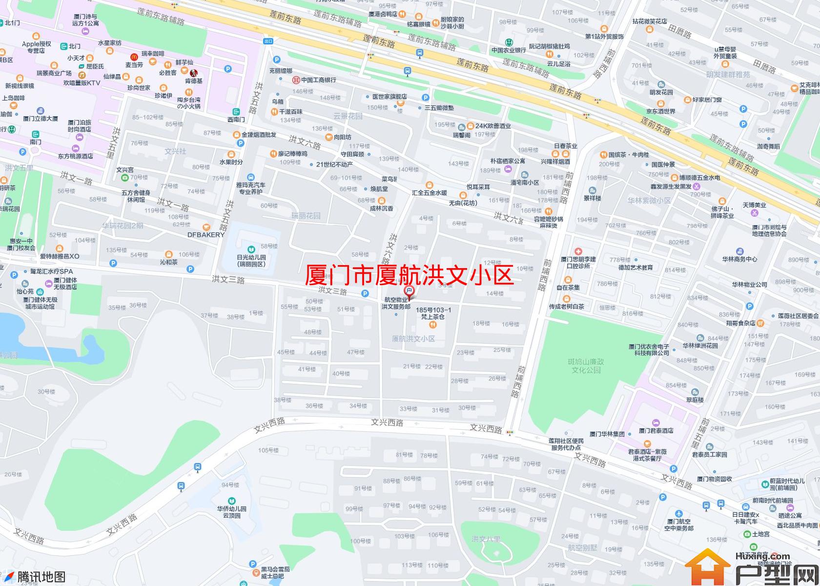 厦航洪文小区小区 - 户型网 厦航洪文小区小区 - 户型网