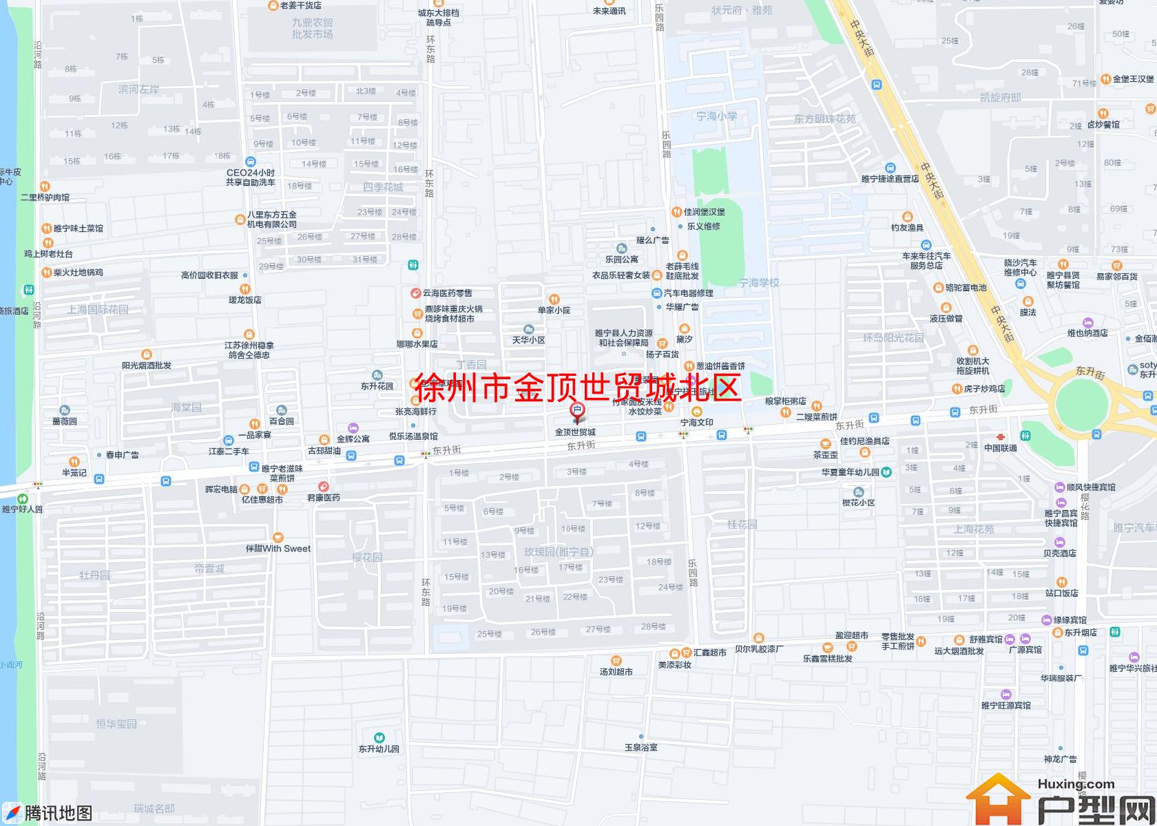 金顶世贸城北区小区 - 户型网