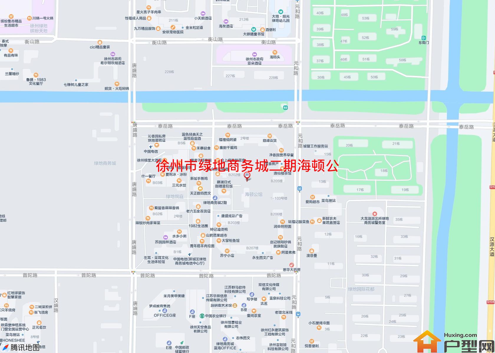 绿地商务城二期海顿公馆小区 - 户型网