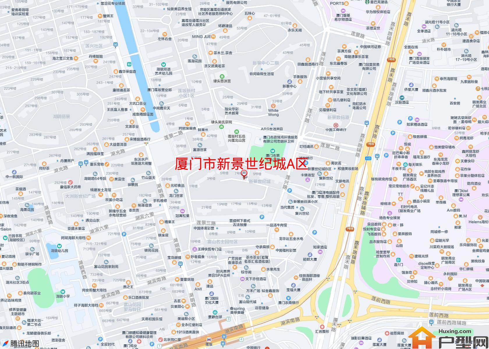 新景世纪城A区小区 - 户型网