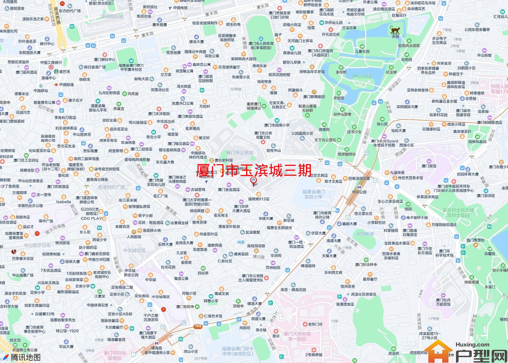 玉滨城三期小区 - 户型网