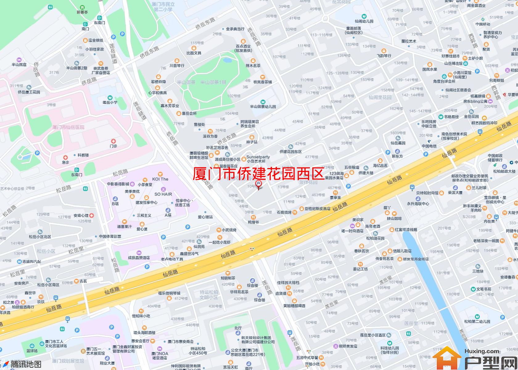 侨建花园西区小区 - 户型网