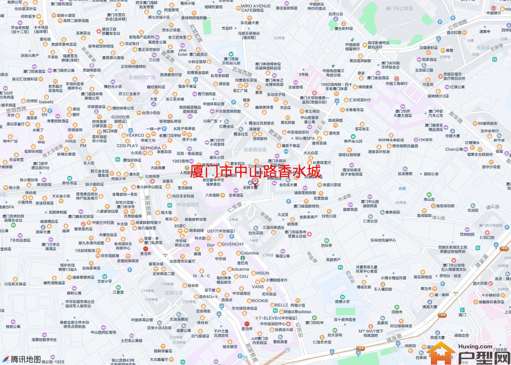 中山路香水城小区 - 户型网
