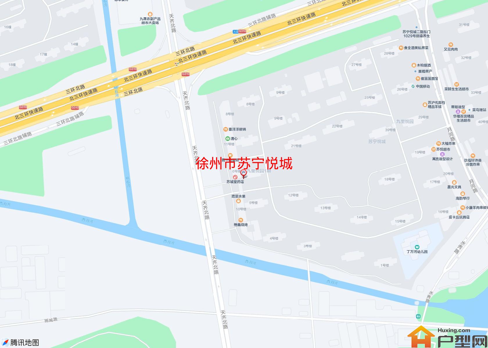 苏宁悦城小区 - 户型网