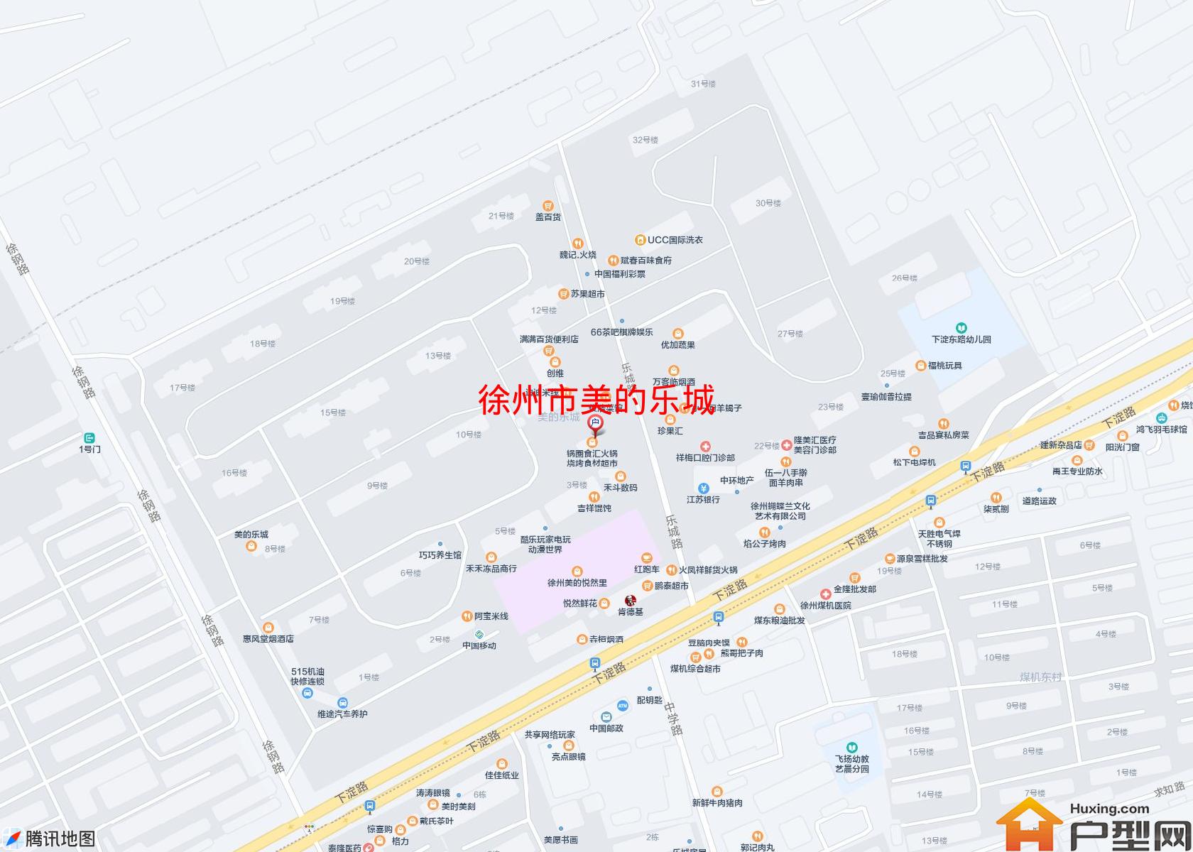 美的乐城小区 - 户型网