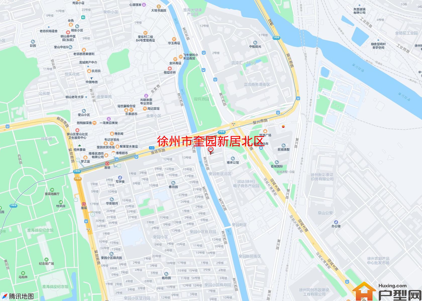 奎园新居北区小区 - 户型网