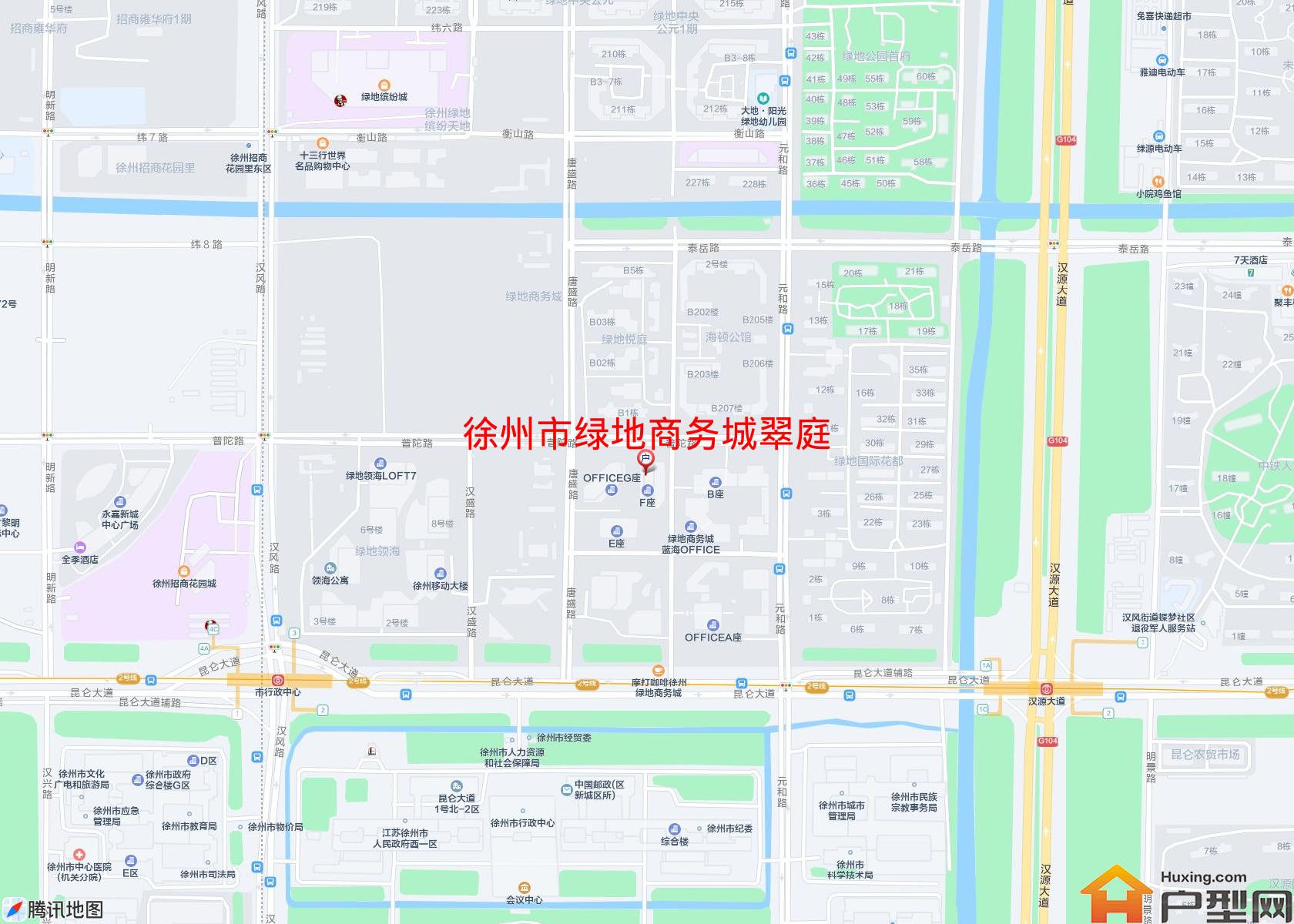 绿地商务城翠庭小区 - 户型网