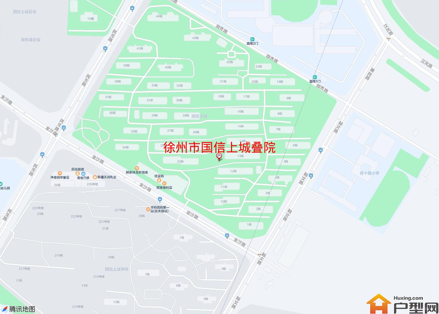 国信上城叠院小区 - 户型网