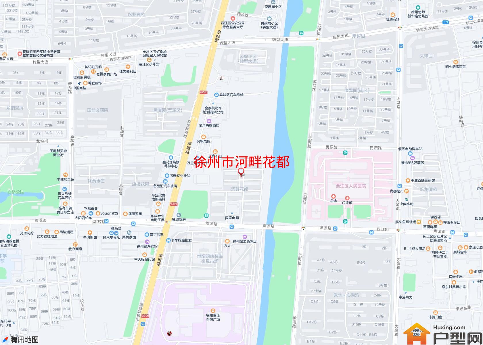 河畔花都小区 - 户型网