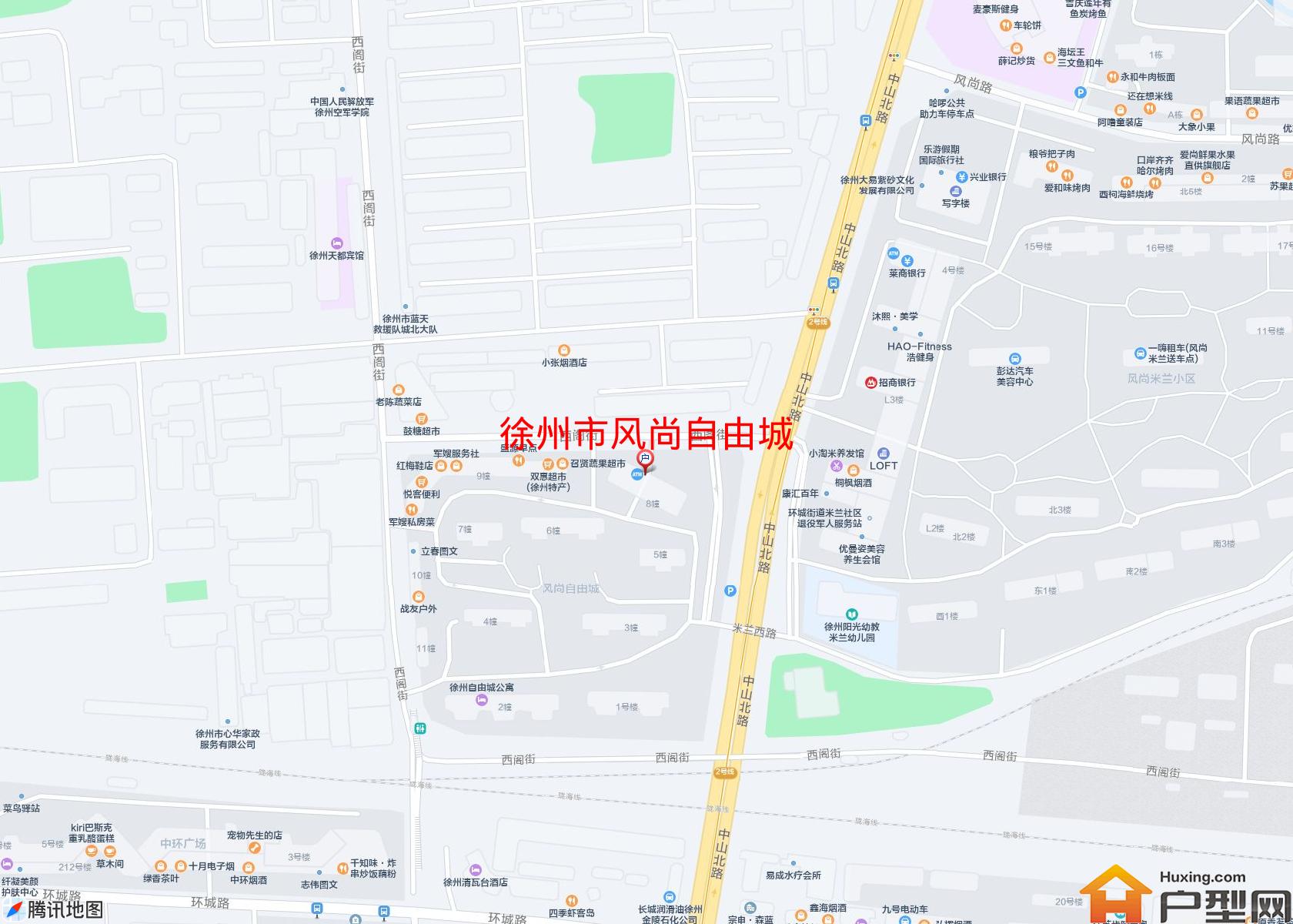 风尚自由城小区 - 户型网