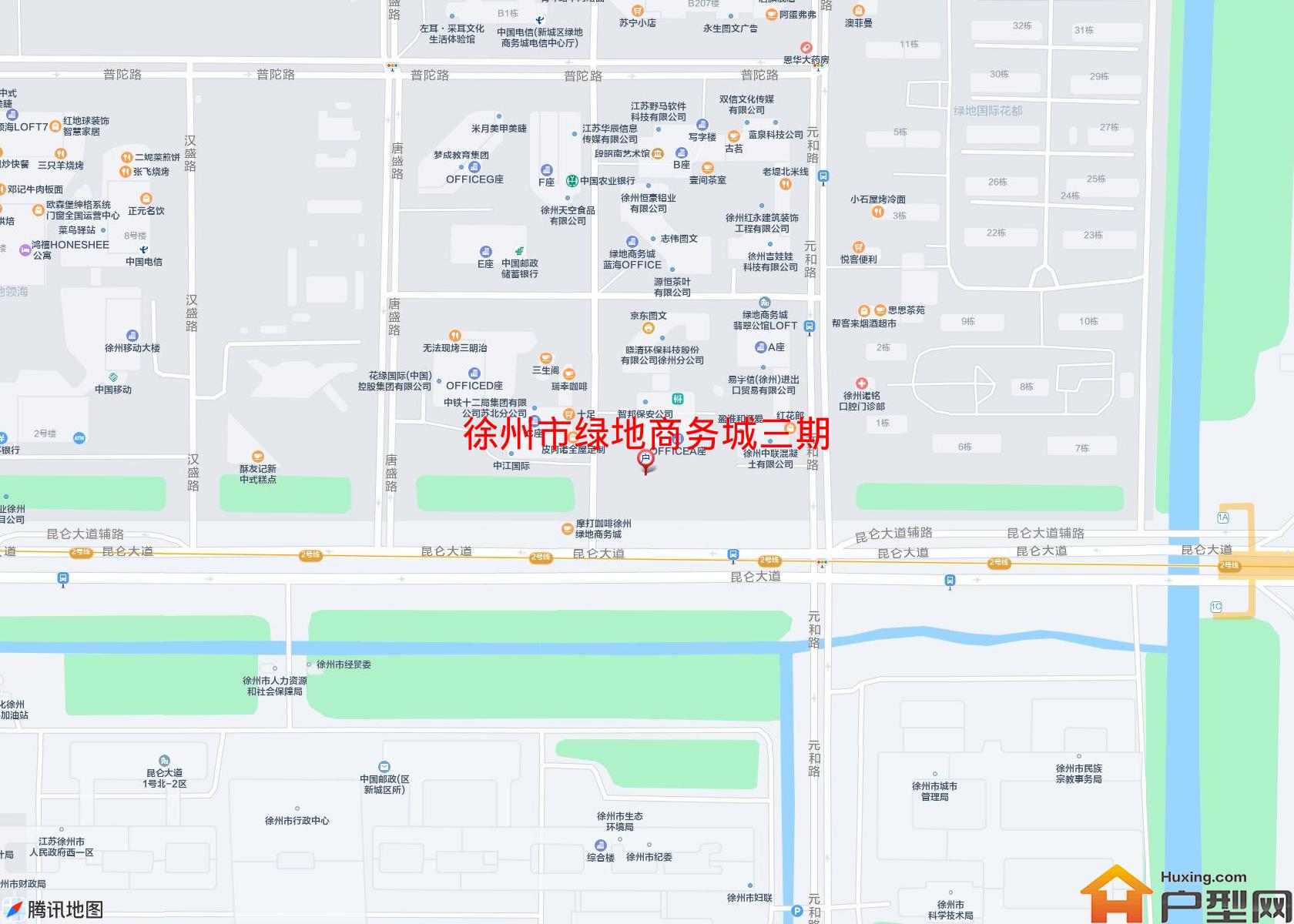 绿地商务城三期小区 - 户型网