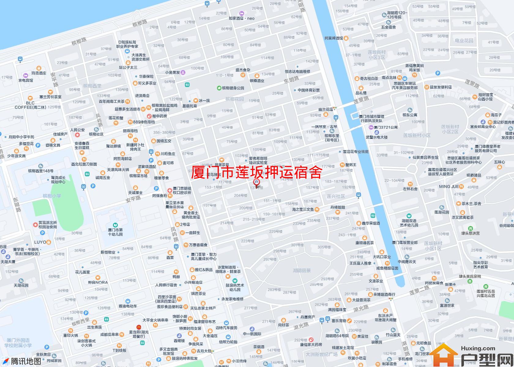 莲坂押运宿舍小区 - 户型网