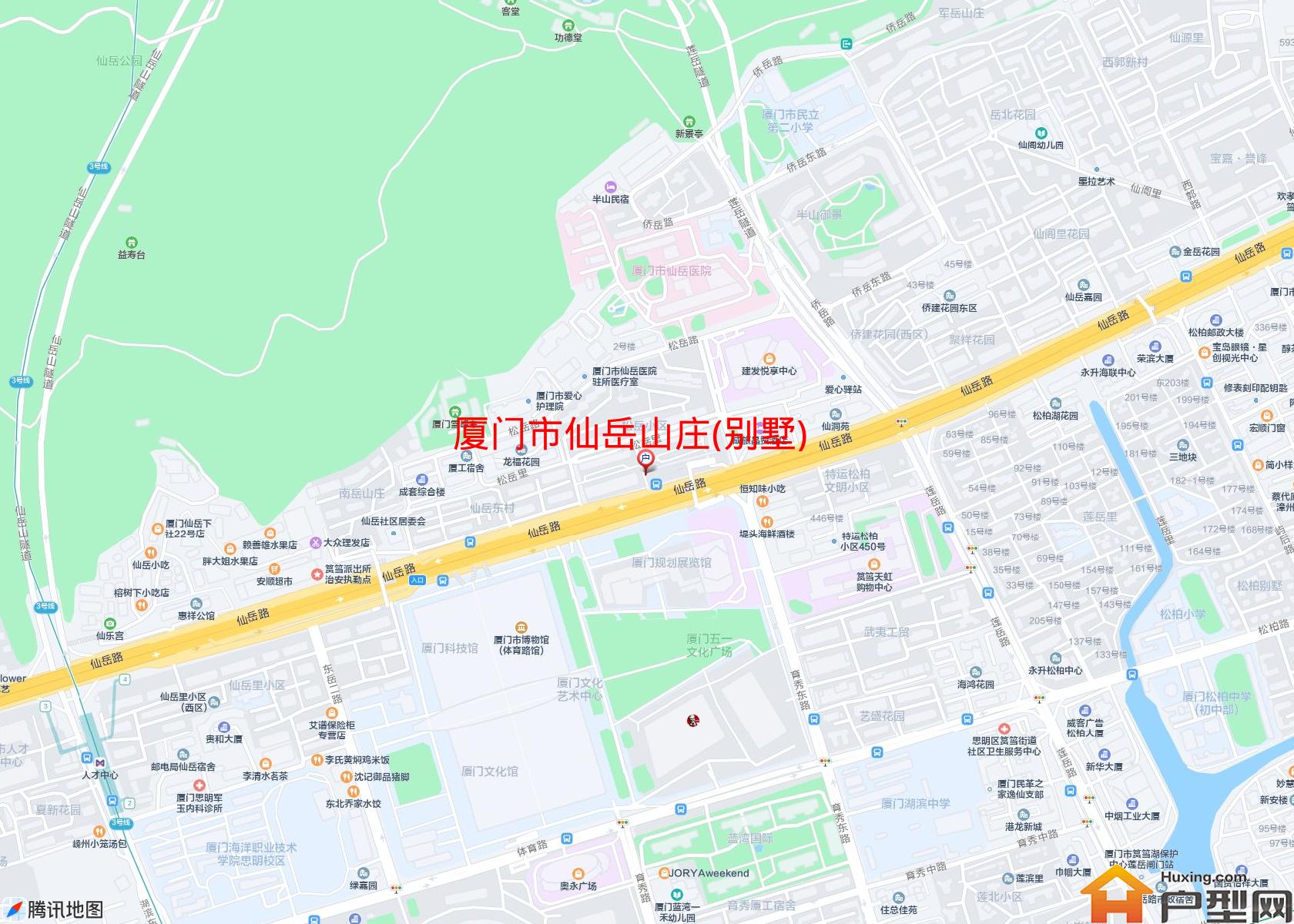 仙岳山庄(别墅)小区 - 户型网