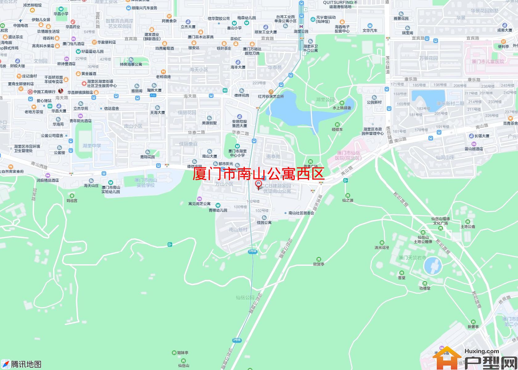 南山公寓西区小区 - 户型网