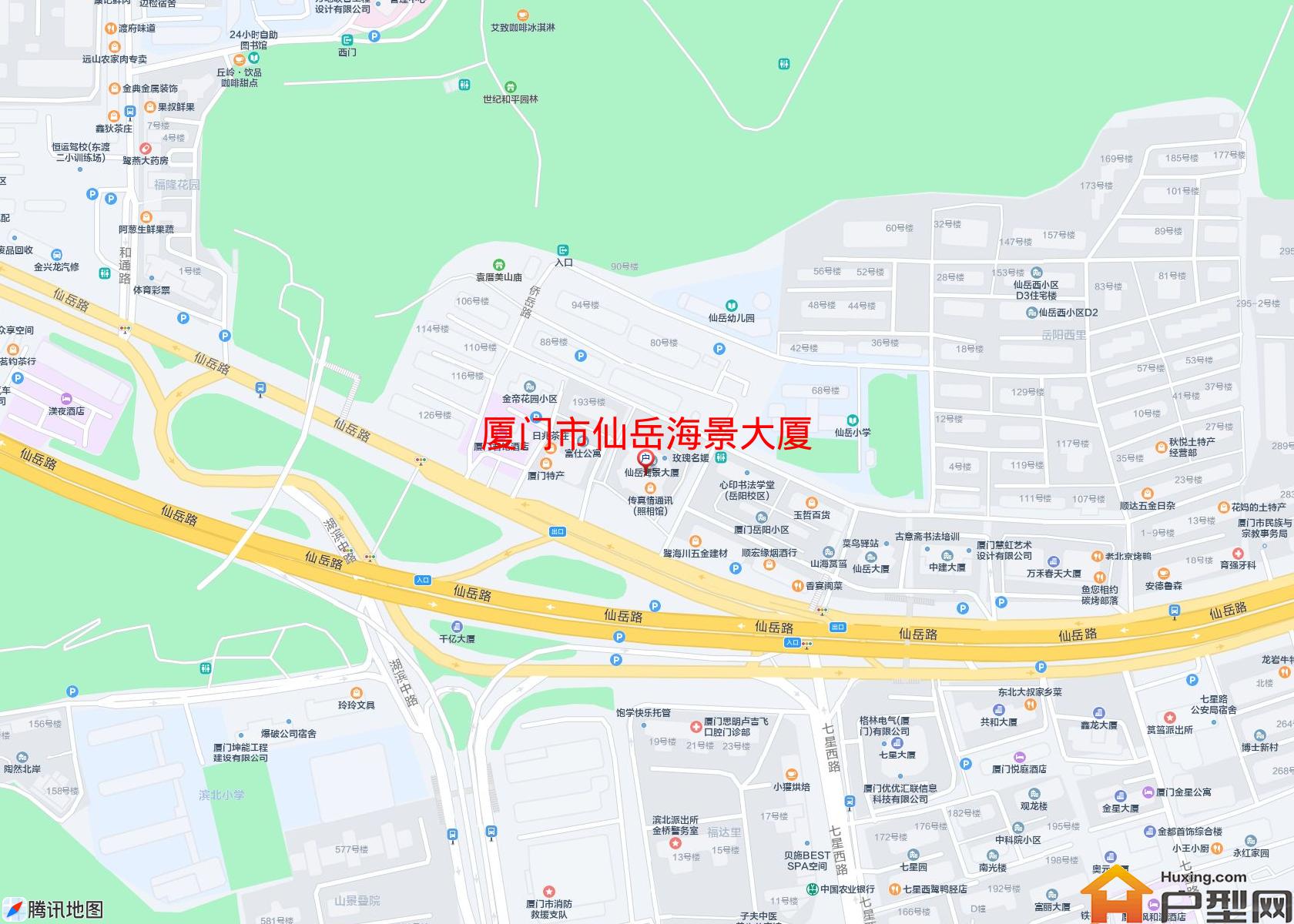 仙岳海景大厦小区 - 户型网