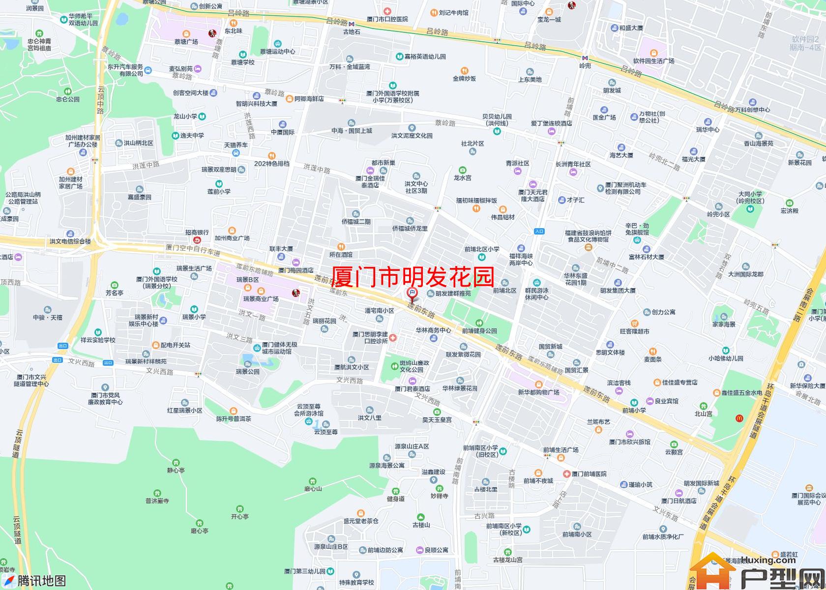 明发花园小区 - 户型网