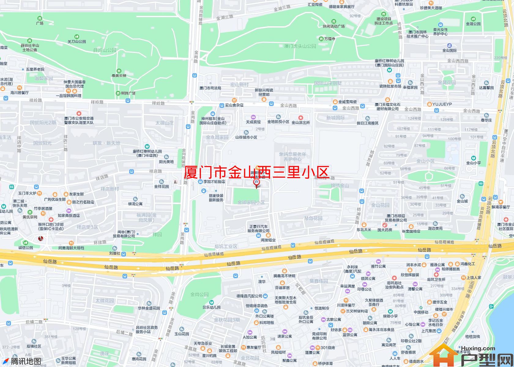 金山西三里小区小区 - 户型网