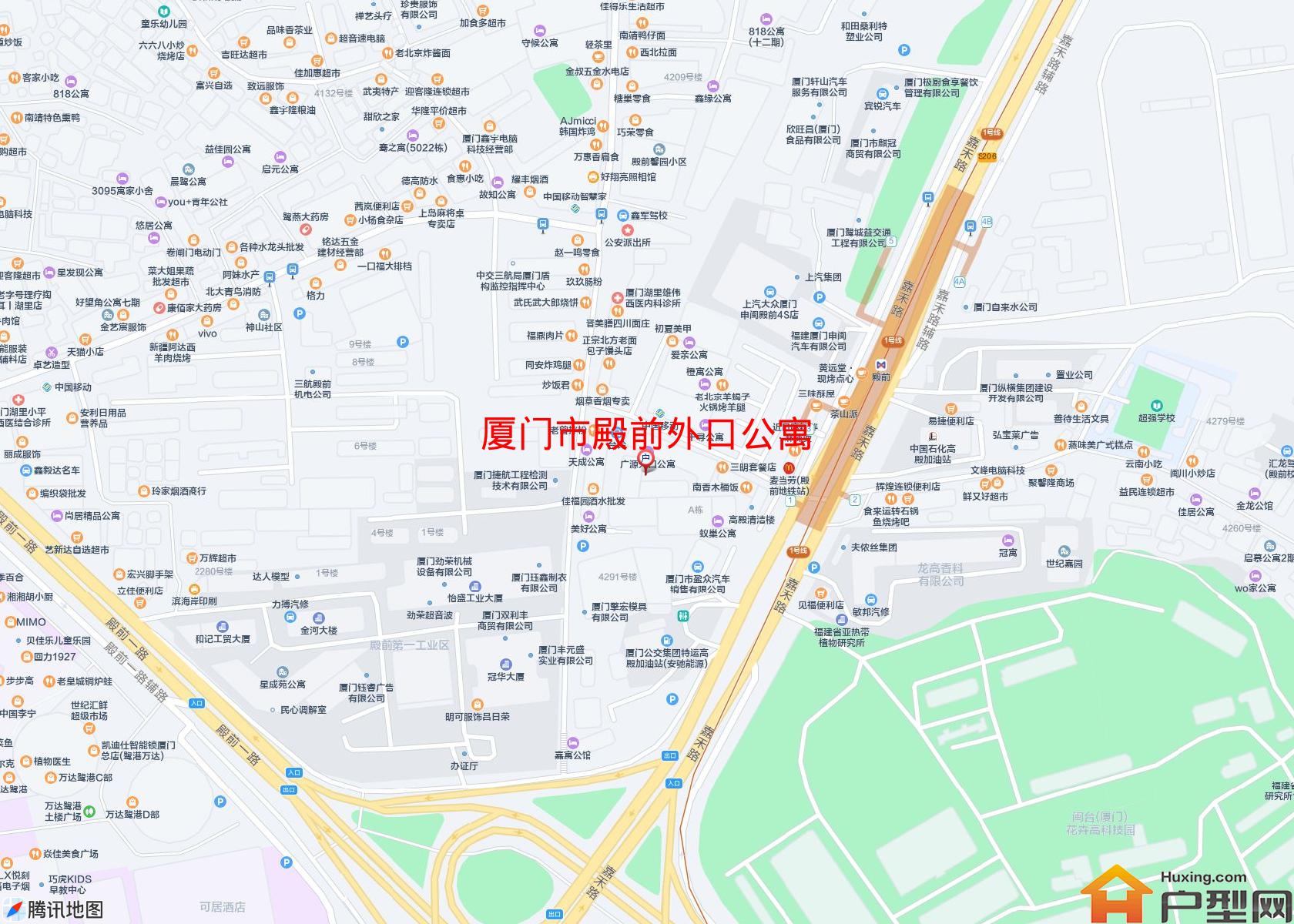 殿前外口公寓小区 - 户型网